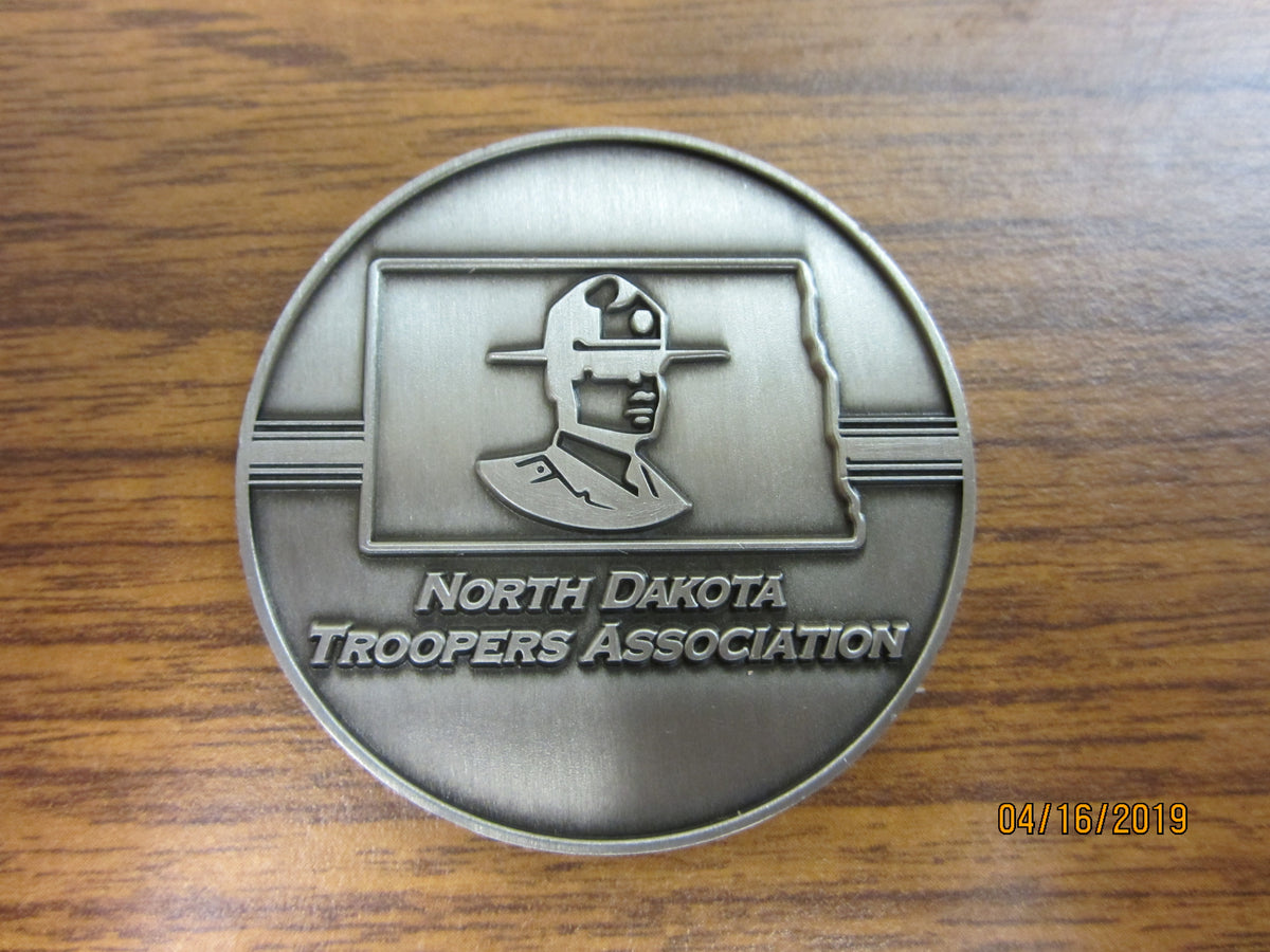 NDHP/NDTA Coin North Dakota Troopers Association